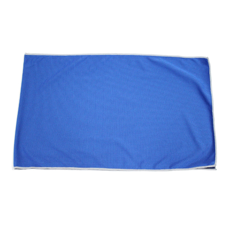 舒適速乾藍白兩件套降溫健身房運動毛巾