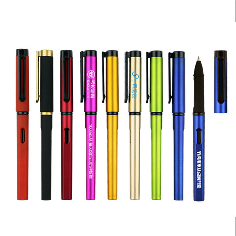 Promotional plastic gift advertising ink gel pen