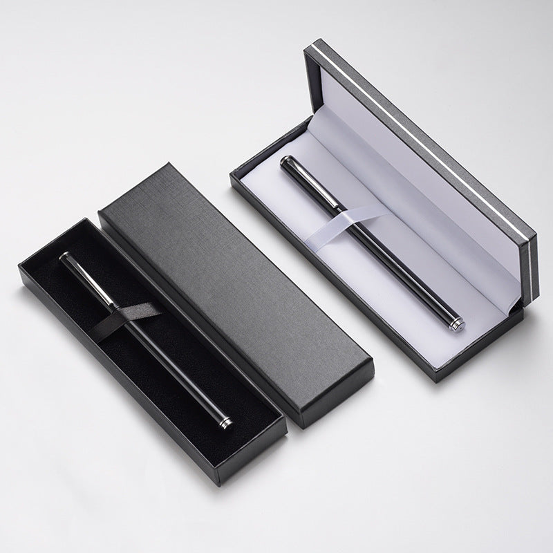 商務禮盒 黑碳素中性筆單支裝配套盒