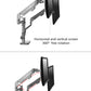 桌面安裝穩定可調支架雙顯示器臂