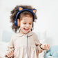 Cute Cat Ears Children's Microphone Line Control Headphones Online Class Headphones EP08