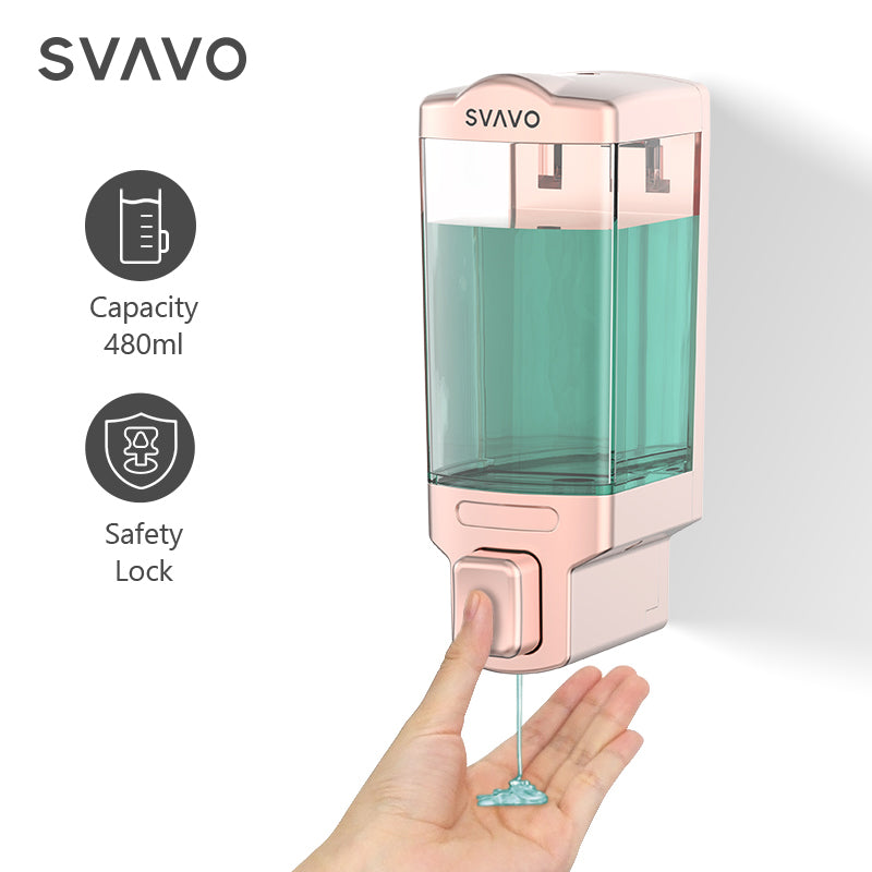 V-8121 Refillable liquid manual soap dispenser