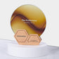 Solid wood crystal new product trophy award crystal commemorative trophy