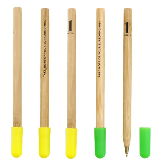 ECO Friendly Deluxe Pen Biodegradable Bamboo Ballpoint Pen