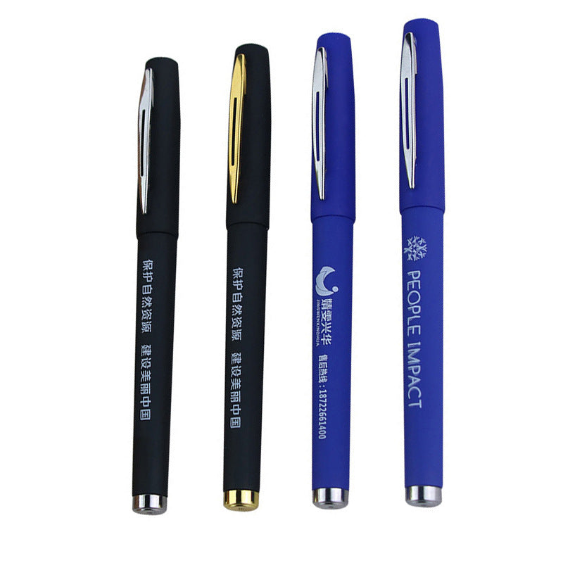 Promotional plastic gift advertising ink gel pen