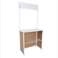 Folding portable advertising promotion table