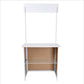 Folding portable advertising promotion table