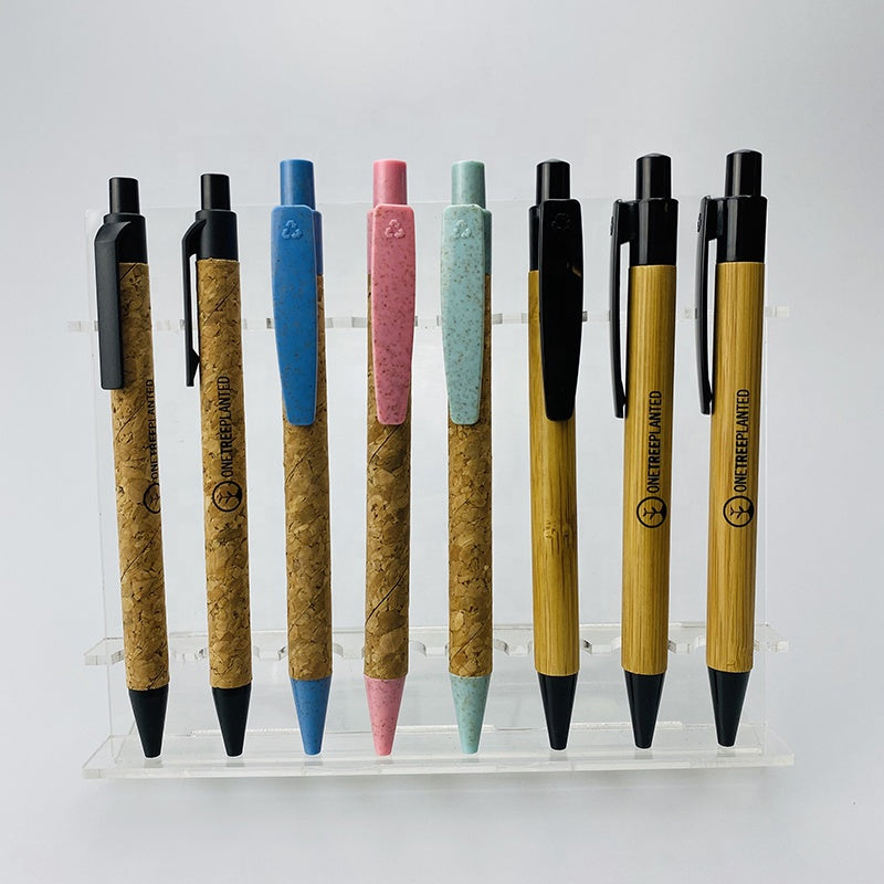 Eco-friendly cork ballpoint pen