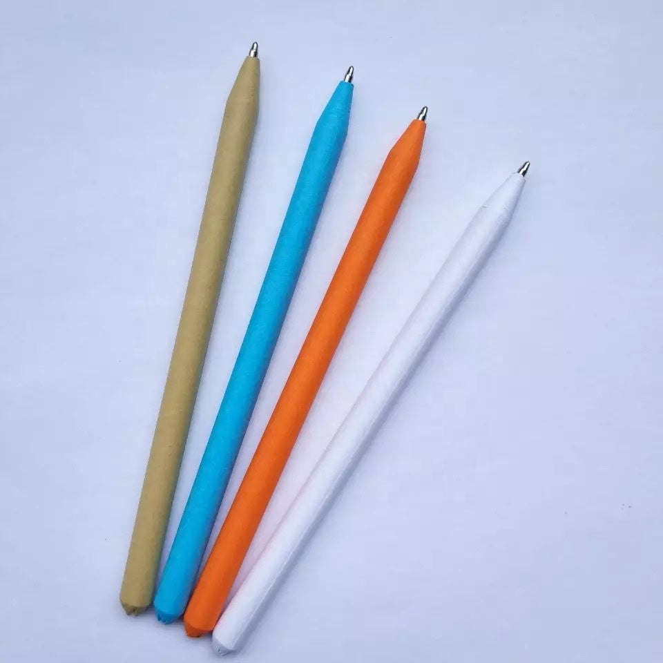 牙膏造型環保再生牛皮紙圓珠筆