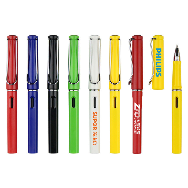 Promotional plastic gift advertising ink gel pen