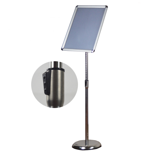 A3 aluminum poster advertising stand height adjustable display stand