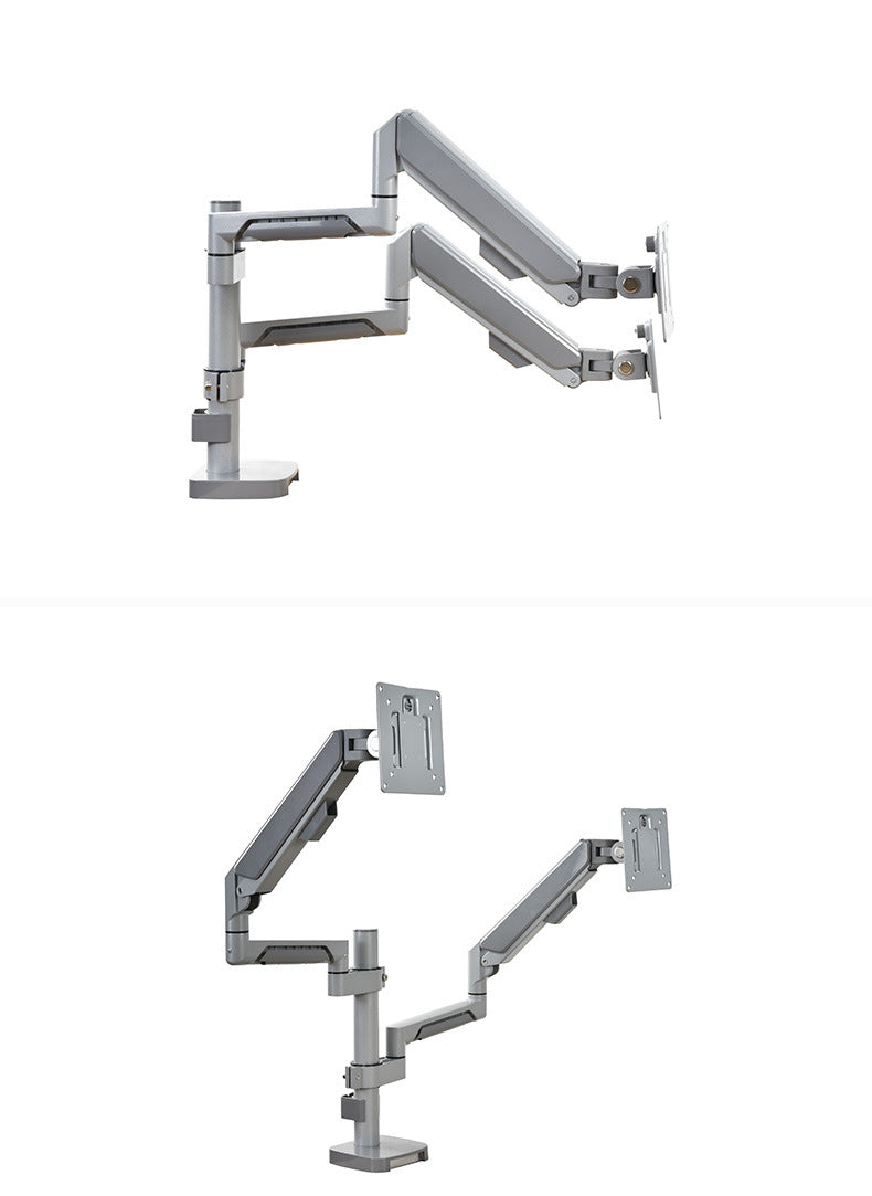 桌面安裝穩定可調支架雙顯示器臂