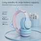 Wireless Bluetooth BT029C Luminous Cat Ear Gaming Esports Anchor Headphones