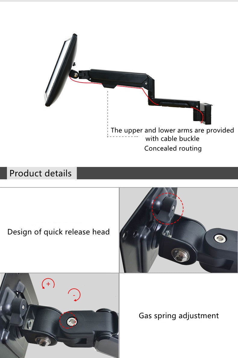 Monitor Wall Mount Adjustable Monitor Arm