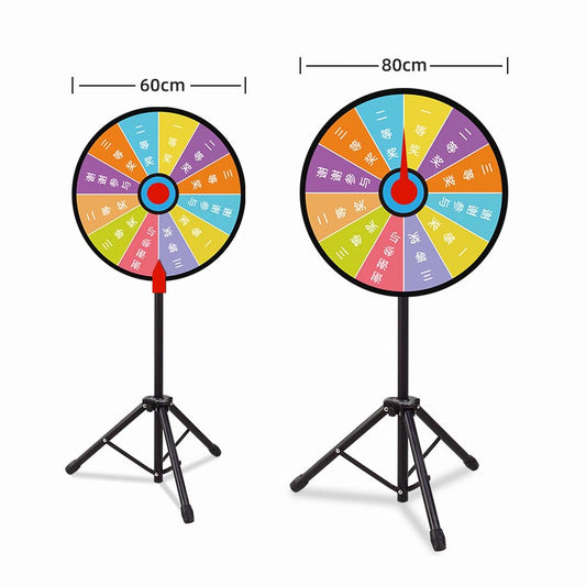 Lucky Spin Lottery Wheel Adjustable Folding Tripod