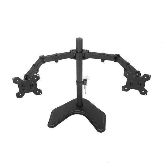 Swivel Foldable Single Monitor Gas Spring Mounting Bracket for 27" Screen