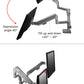 桌面安裝穩定可調支架雙顯示器臂