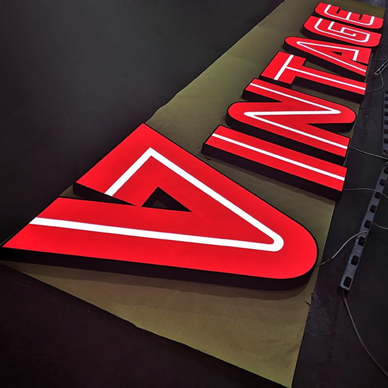 LED lighting store sign business sign