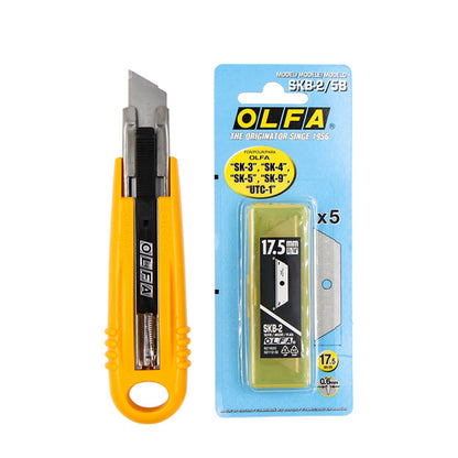 Japan OLFA SK-4 safety unboxing utility knife automatic rebound telescopic safety knife SKB-2/5B