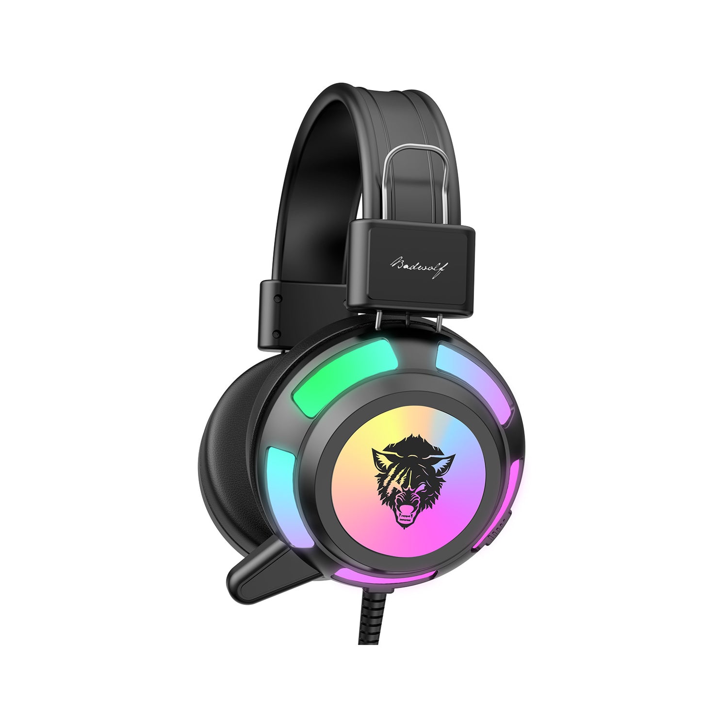 Luminous gaming headset with microphone V8RGB head-mounted e-sports headset Gaming Headset microphone headset