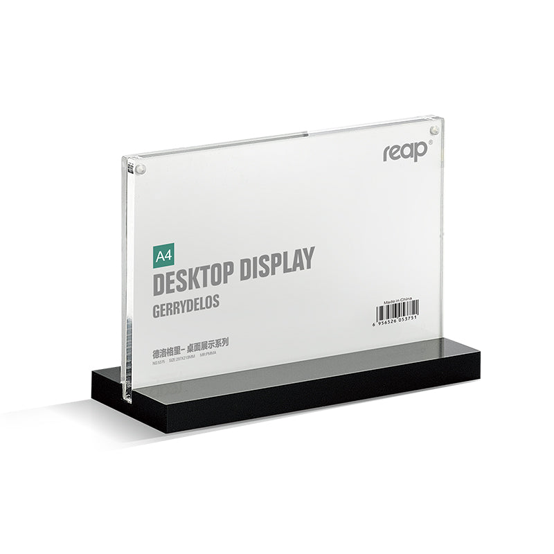 Reap acrylic double-sided strong magnetic transparent crystal display card