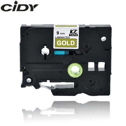 Suitable for Brother printer label ribbon 9mm PT-E100B/E300 label ribbon