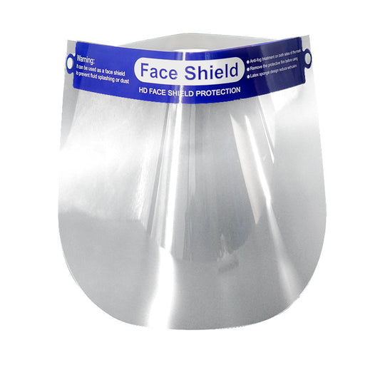 Disposable transparent PVC anti-droplet and anti-fog isolation mask