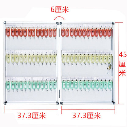 12-120 position aluminum alloy key box wall-mounted key management cabinet