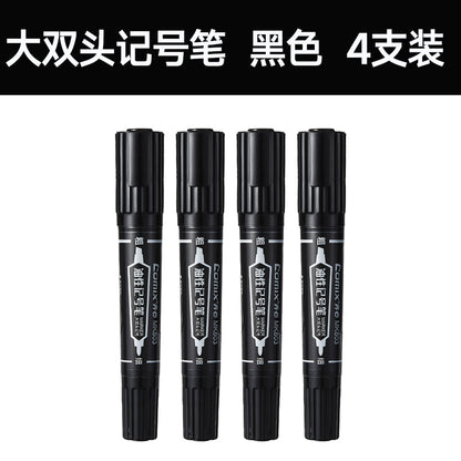 Comix 6mm-2mm large double-headed marker pen MK803 hook pen express logistics wood marking waterproof quick-drying writing marker oil pen