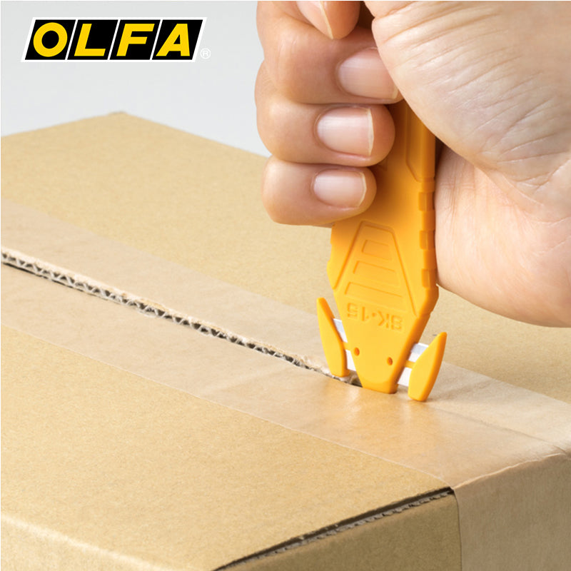 Japan OLFA SK-15 portable safety cutting knife box opening knife express delivery utility knife film cutting knife