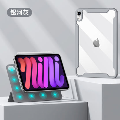 2022 iPad 10 protective case Pro11 transparent Air5 back suction anti-fall 10.2" mini6 protective case 12.9