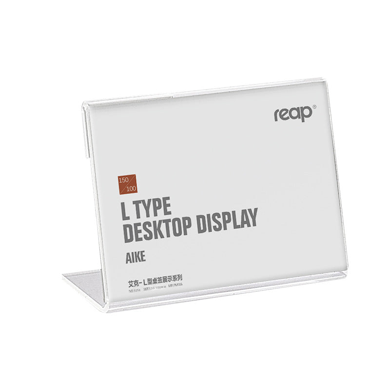 Reap transparent acrylic display board