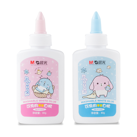 M&amp;G children's handmade white glue washable ABJ97202