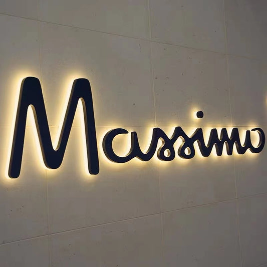 Outdoor store logo custom 3D LED light sign