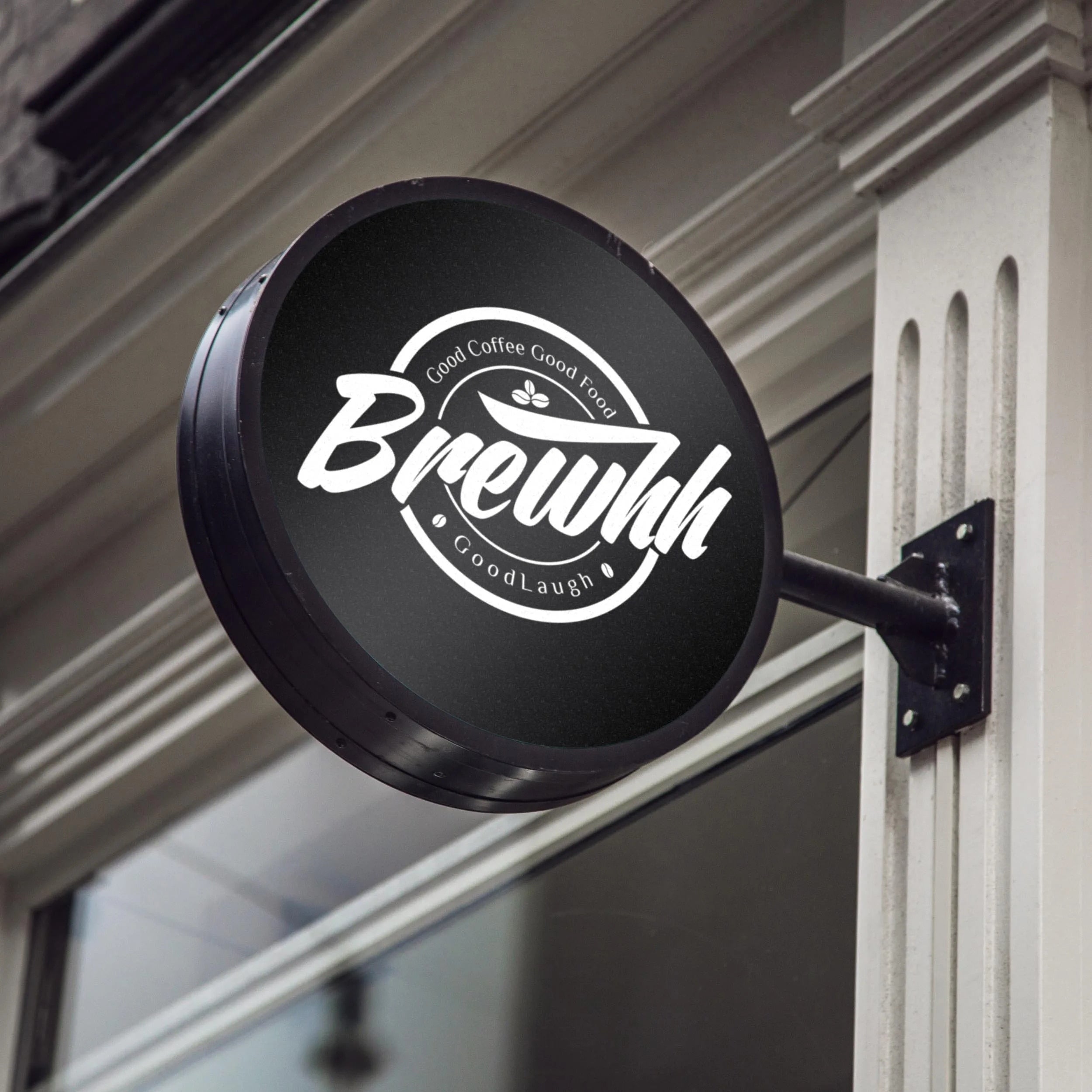 Round Light Box Signage Indoor Acrylic Led Light Box Logo Outdoor Led ...