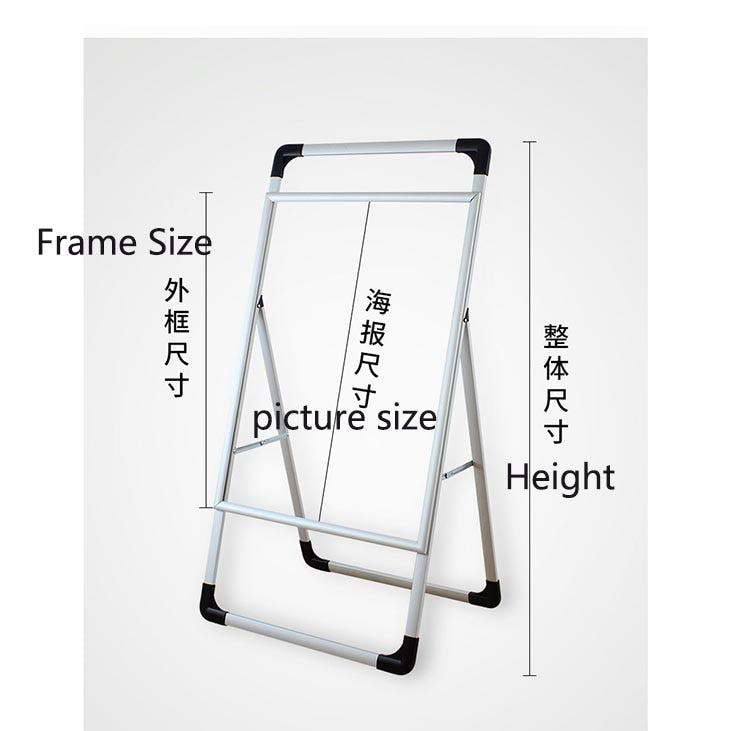 Shop poster display rack KT board rack