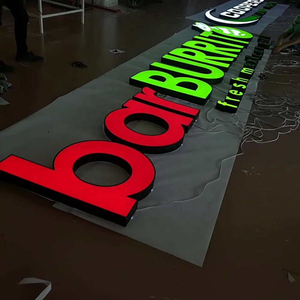 3D LED Letter Light Sign Outdoor Advertising LED Electronic Sign