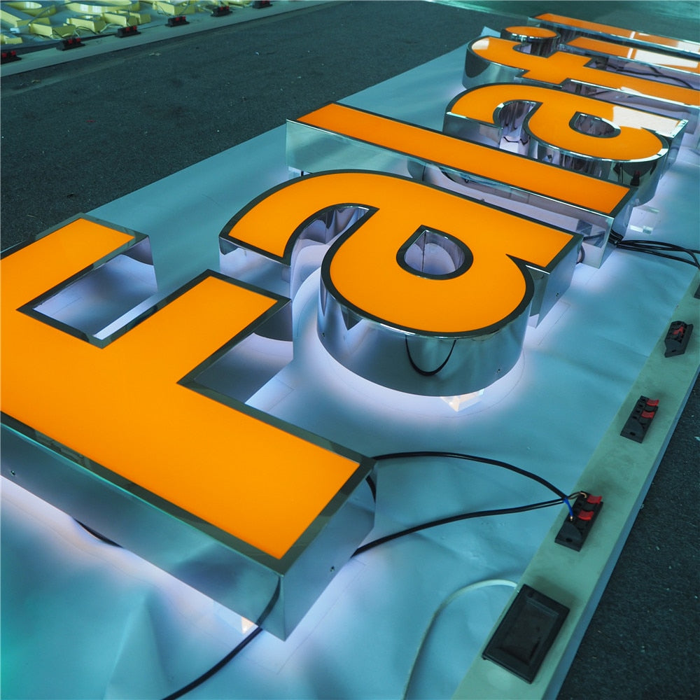 3D LED Letter Light Sign Outdoor Advertising LED Electronic Sign