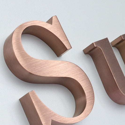 Customized Stainless Steel 3D Letter Metal Letter Logo