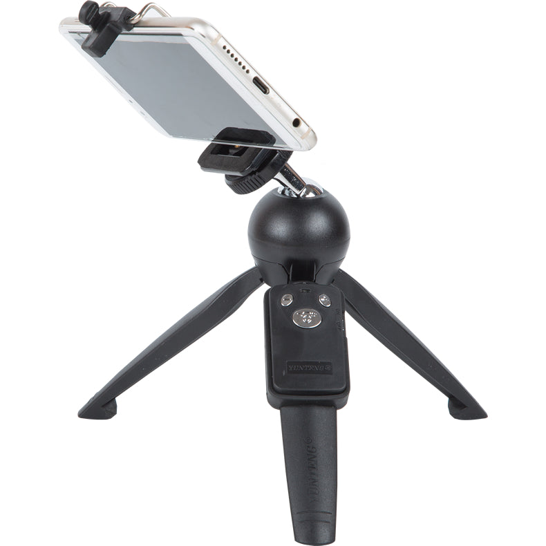 Yunteng 208 mini tripod Bluetooth remote control photo desktop mobile phone stand live broadcast selfie corner stand