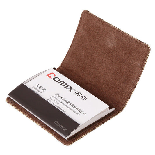 Comix can hold 20 business cards PU business card holder A1570/7879