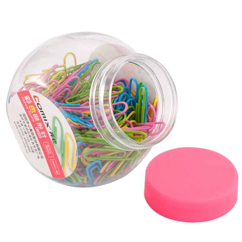 Comix 120 colored paper clip barrels 29mm B3509