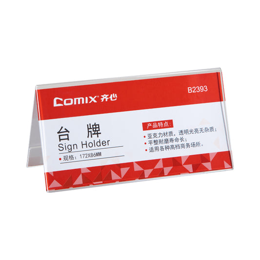 Comix Acrylic V-shaped 172*86mm Taiwan brand B2393