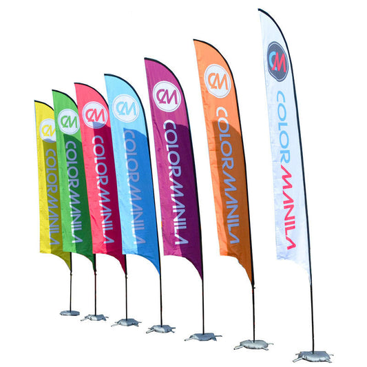 Outdoor advertising exhibition event beach feather flag banner