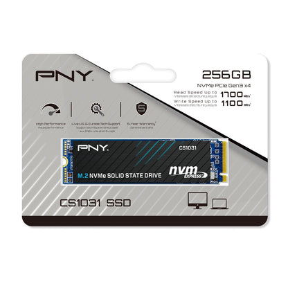 PNY CS1031 256GB/500GB M.2 2280 NVMe Gen3x4 SSD