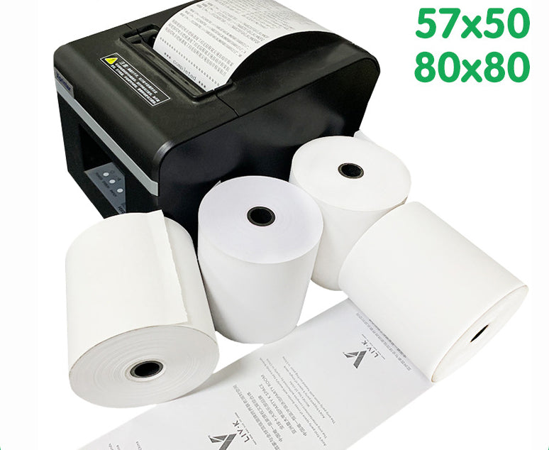 80x80x60*50 Thermal printing paper cashier paper kitchen ordering paper 80mmx100 queuing paper