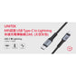 UNITEK MFi certified USB-C to Lightning fast charging transmission cable 1M space gray (Y-C14060GY)