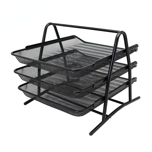 Three-layer metal file tray B15001D