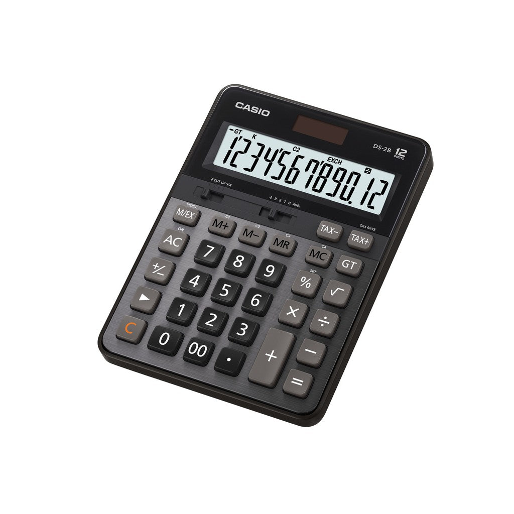 Casio DS-2B Black Heavy Duty Office Calculator 12-Bit