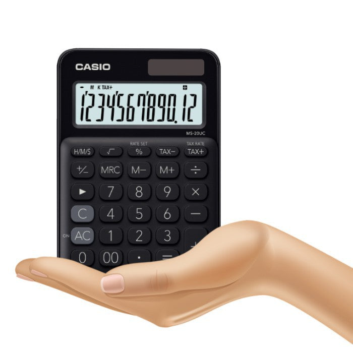 Casio colorful calculator MS-20UC black